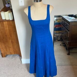 Lilly Pulitzer Vibrant Blue Midi Dress